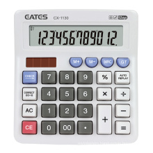 12 Digits Two-way Power Office Desktop Calculator 112 Steps Check and Correct Function Electronic Financial Calculator